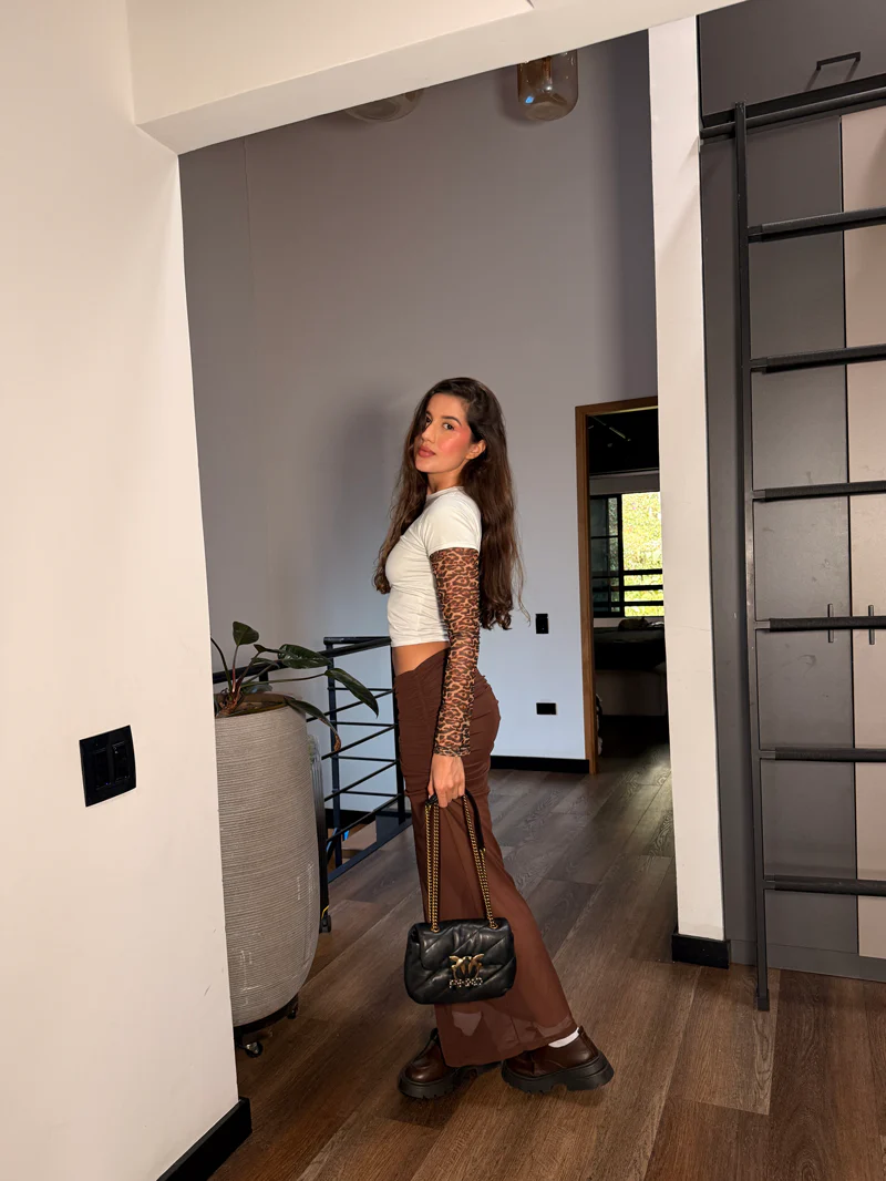 Falda en tull Adele chocolate - Image 7